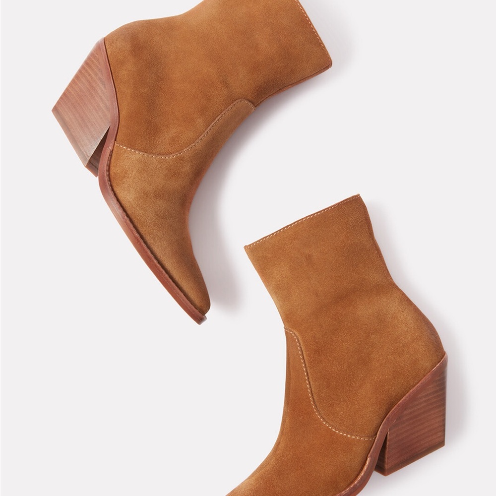 Dolce Vita Brown Suede Vikram Bootie